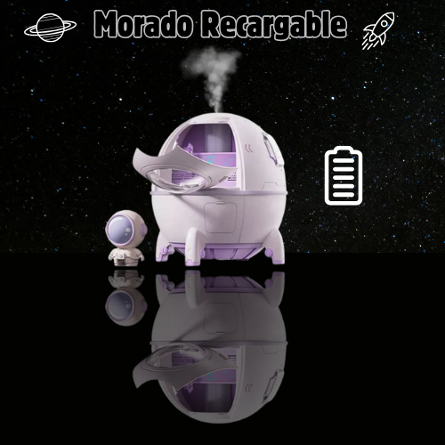 Humidificador Especial ASH™ con luz LED y Carga USB-Diseño Futurista y Silencioso
